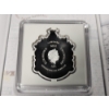 Image 4 : 2021 Niue Harry Potter Hufflepuff House 1 oz .999 Fine Silver Crest Shaped Coin - Mintage 5,000