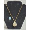 Image 1 : Gold-Plated Locket 18in Necklace TW: 17.8g