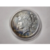 Image 1 : UNITED STATES 1923 SILVER PEACE DOLLAR WITH BRILLIANT SHINE & UNIQUE TONING ~