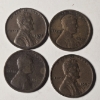 Image 1 : (4) Wheat Pennies
