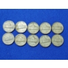 Image 4 : x10 Assorted Years Jefferson Wartime Nickels FV: $0.50