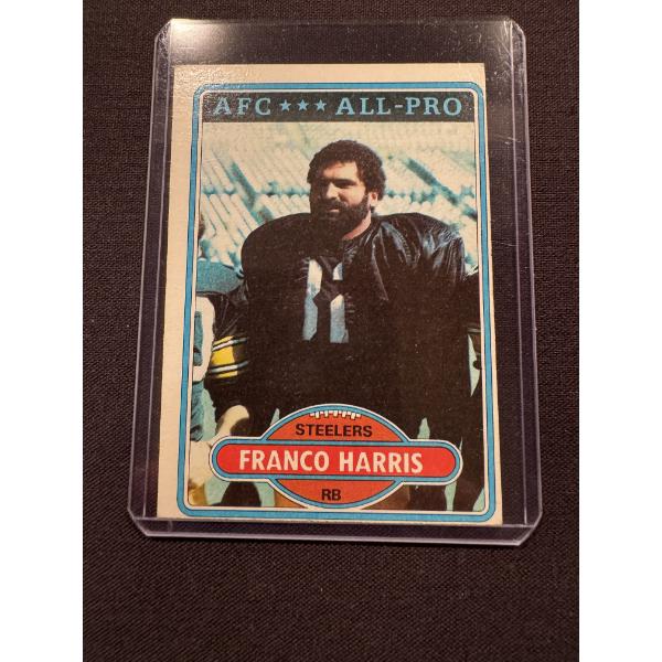 1980 Pittsburgh Steelers Franco Harris Topps Football Card - Excellent Condition