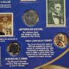 Image 4 : Presidential Stamp & Coin Collection Framed Acrylic Display Set ft. US Coins and Stamps AFV $1.91