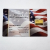 Image 3 : America's 250th Anniversary Commemorative Gold Card - 1/1000 oz .999 Gold