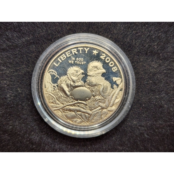 2008-S Liberty Bald Eagle Challenger Commemorative Half Dollar