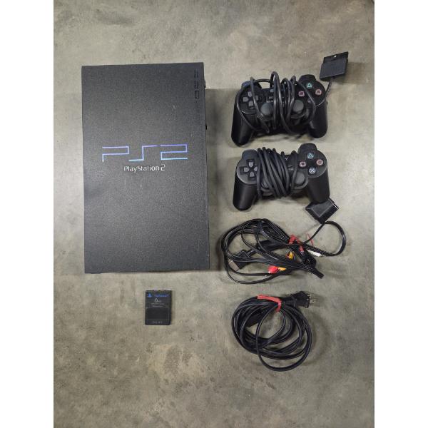 Sony Playstation 2 - With 8 Gig Memory Card, 2 Controllers & Power Cords In Like New Condition! 