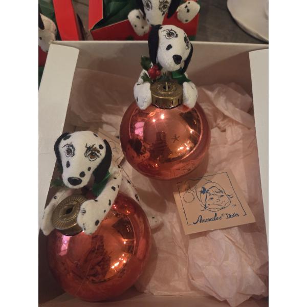 Great Collection Of Annalee Felt Dolls. High End Keepsakes! Tall Elf Dalmatians, & More