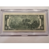 Image 3 : 2003 United States Jefferson IDAHO $2.00 Bill In Hard Case Holder - Mint Condition - RARE
