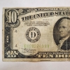 Image 2 : United States Series of 1934 $10 Green Seal Federal Reserve Note 