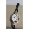 Image 1 : 14K White Gold Lady Hamilton Wind Up Wrist Watch With 10K Gold Filled Clasp - Weight: 9.3g