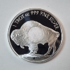 Image 4 : SMI Indian Head Buffalo Silver Round - 1 Troy oz .999 Fine Silver - Mint Condition