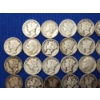 Image 2 : x33 Assorted Year Silver Roosevelt and Mercury Dimes FV: $3.30