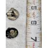 Image 3 : Sterling Silver (7.9g) Japanese Cloisonne with Black Enamel Earrings