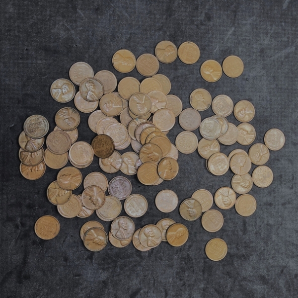 Unsearched Wheat Pennies - $1.00 FV