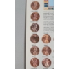 Image 3 : Collection Of (50) Lincoln Memorial Cents With US States Engraved In Educational Display - FV:$ 0.50