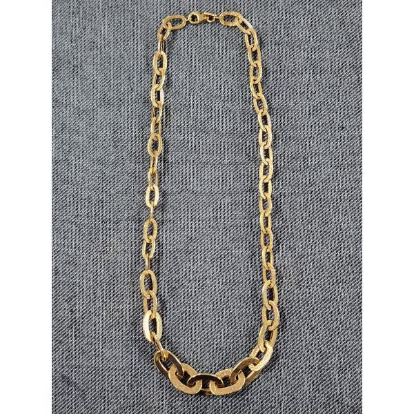 Stunning 14K Yellow Gold Necklace Weighing 12.2 Grams