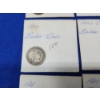 Image 5 : Assorted Coins: x8 90% Silver Barber Dimes & x1 1887 90% Silver Seated Liberty Dime, Mexican Coin