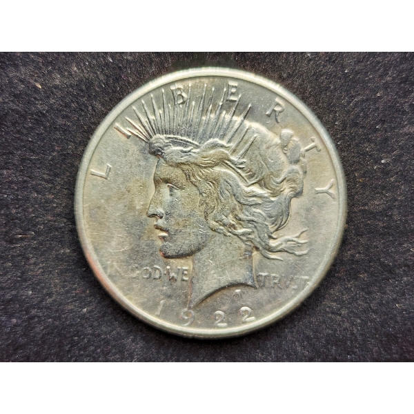 1922-S Silver Peace Dollar 