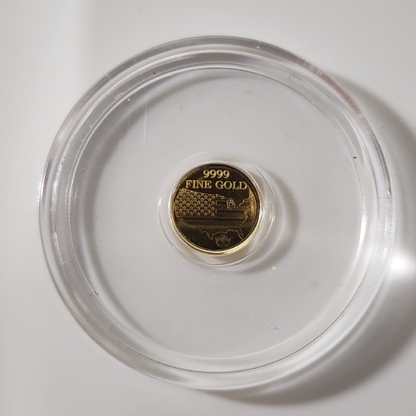 American Bald Eagle 1/500th oz .999 Fine Gold Round