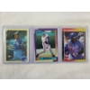 Image 1 : Lot of Three Assorted Bo Jackson Trading Cards - Topps & Donruss