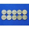 Image 4 : x10 Assorted Years Jefferson Wartime Nickels FV: $0.50