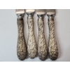 Image 2 : x4 Steiff "Rose" Sterling Silver Handle Knives TW: 273.9g