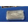 Image 3 : All-Chips 1 Troy Ounce .999 Fine Silver Bar With Antique Finish - "Gangster Scrooge Golden Gate"