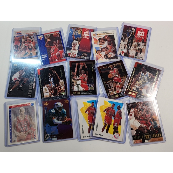 Lot of Assorted Mainly Micheal Jordan Basketball Trading Cards 