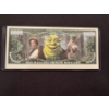 Image 2 : Original Shrek Dream Works One Million Dollar Bill In Protective Case - Mint Condition