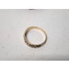 Image 5 : Incredible Vintage 10K Gold Ring with Diamonds and Religious Engravings - Size 11 - TW: 3.3g