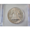 Image 4 : ICG GRADED AU50 1963 90% Silver Franklin Half Dollar 