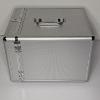 Image 2 : Partially Filled Leuchtturm (Lighthouse) CARGO MB10 Aluminum Coin Case (FV 12.50 US + Foreign)