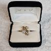 Image 2 : 14K Size-6 (5.6g) Yellow Gold with Stunning Diamond Ring