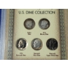 Image 2 : (2) 1849 Twenty D Gold Plated Copy Coins & U.S. Dime Collection - Including Silver