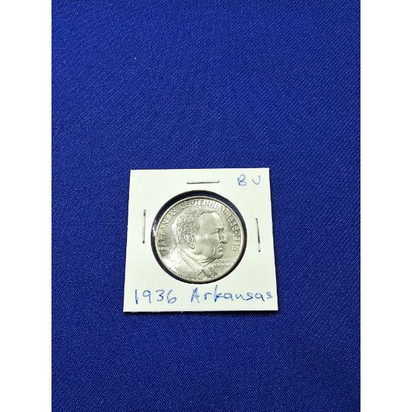 1936 BU - Robinson, Arkansas Commemorative Silver Half Dollar - Fantastic Coin! 