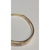Image 4 : (2) 14K Yellow Gold Wedding Bands, Some Diamonds - One Has Cut Band- Size 7 & 9 - Total Weight: 5.3g