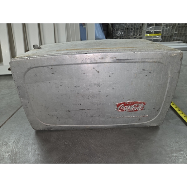 1950 Aluminum Coca Cola Cooler 