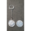 Image 1 : (2) 1964 90% Silver Kennedy Half Dollars - One Is In Keychain Bezel - Face Value: $1.00