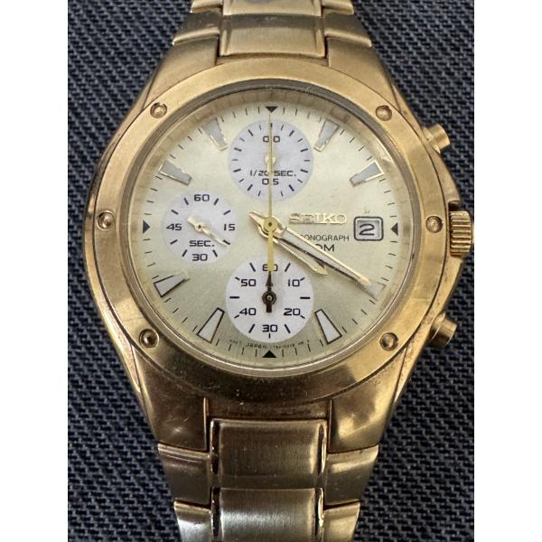 Beautiful Seiko Chronogram 50 M Men's Wrist Watch