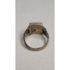 Image 4 : Vintage Buffalo Signet Ring Stamped "850S" With 85% Silver - Size 11 - Weight: 5.4g