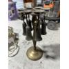 Image 2 : Vintage Indian Brass Goblet Holder, Decanter, and Goblets