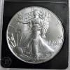 Image 2 : 2024 American Eagle 1 Oz 999 Fine Silver Round in Bradford Exchange Slabbed Authenticated BU