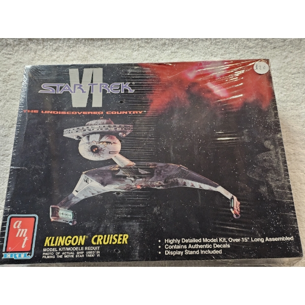 Star Trek VI: The Undiscovered Country - Klingon Cruiser - Model Kit - SEALED/NIB!!!