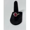 Image 1 : Gorgeous 14K Pink Gemstone Starburst Ring - Size 7 - 3.9 Grams