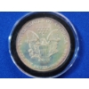 Image 4 : Gorgeous Toning! 1993 American Silver Eagle - 1 oz .999 Fine Silver 