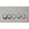 Image 2 : Assorted Collection Of Women's Sterling Silver Rings & Single Earring - Total Weight: 10.7g
