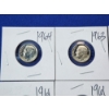 Image 2 : x8 Roosevelt Pre 1964 Proof Silver Dimes FV: $0.80