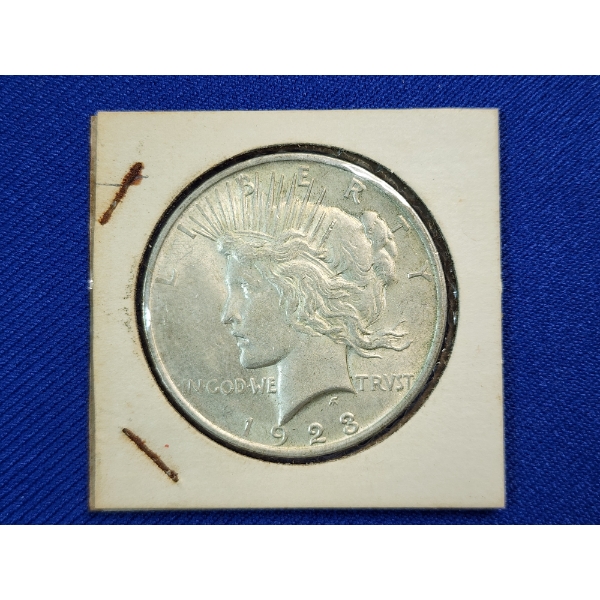1923 Silver Peace Dollar - 90% U.S. Silver Dollar 