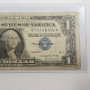 Image 3 : United States Series 1957 A Blue Seal Silver Certificate - in Holder 