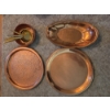 Image 2 : PICKUP IN CANTON - Copper Collection, Including Two 12'' Trays, Ice Bucket, Measuring Cups, Dishes